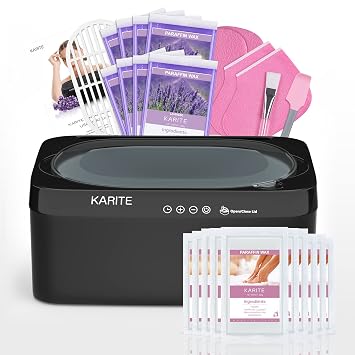 KARITE Paraffin Wax Machine for Hands and Feet with Auto Open Lid, Paraffin Bath,20Min Fast Wax Meltdown, Precision Temperature Control, 4500ml Paraffin Warmer with 18Pack Refills