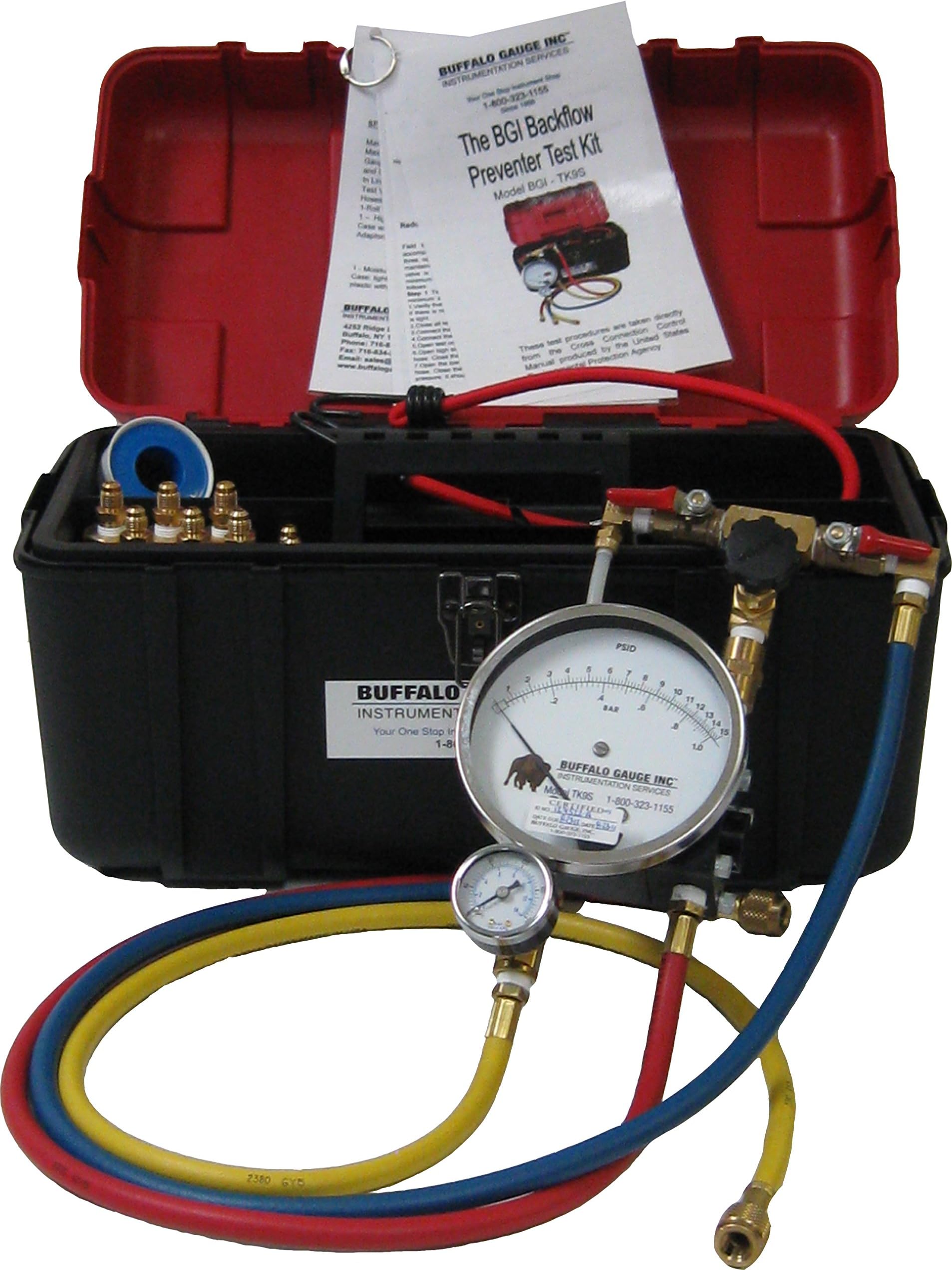 Backflow Test Kit - BBI TK9S - Buffalo Backflow Inc.
