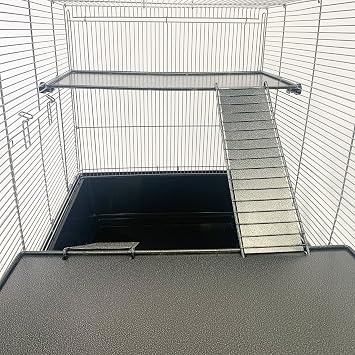 Casablanca Cage - Durable 3-Level Spacious Pet Habitat - Hedgehogs, Guinea Pigs, Small Rabbits, Syrian Hamsters, Degus, Tortoises, Lizards and Other Small Pets