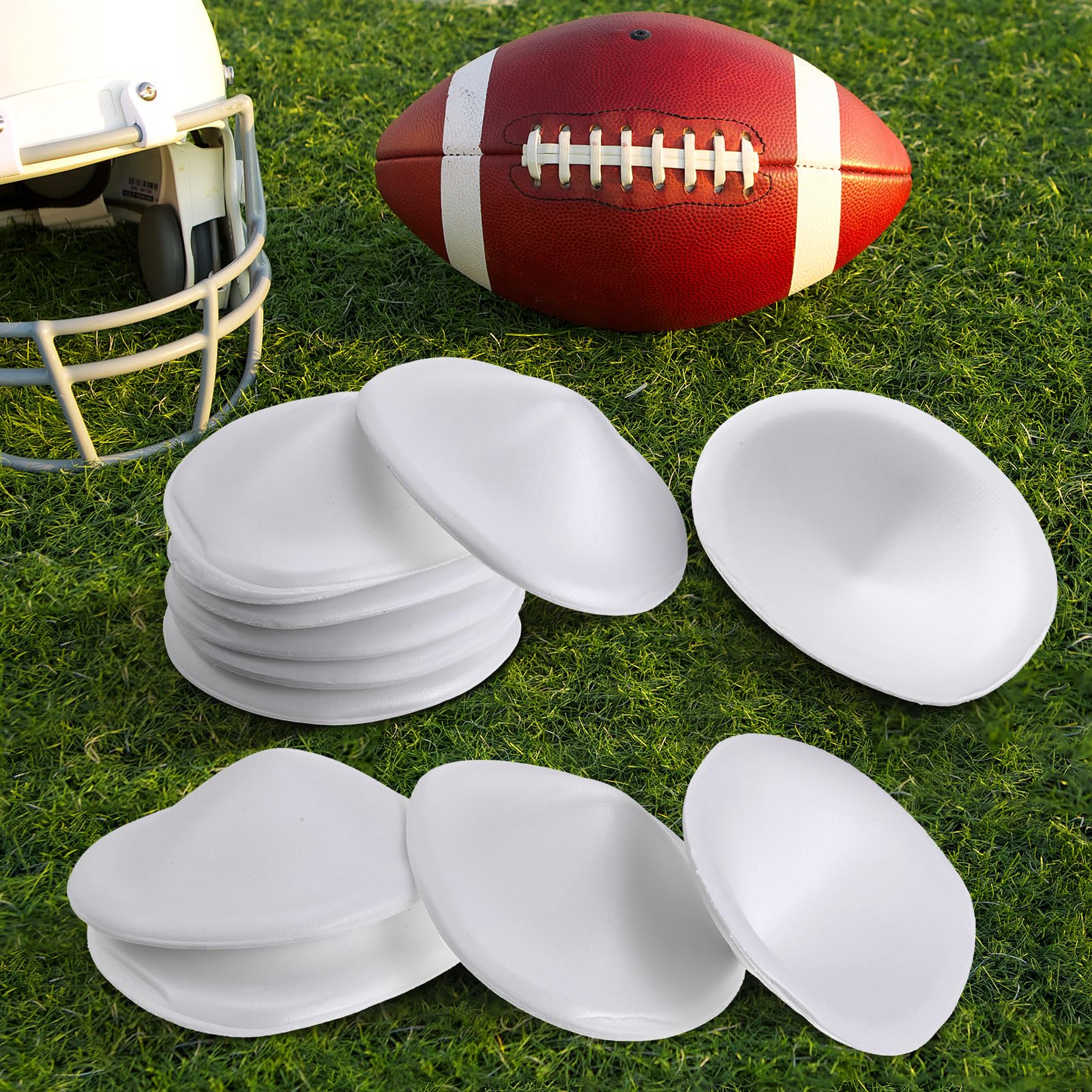 Meooeck Rodilleras de tiro bajo, inserciones blancas, rodilleras ligeras, para jóvenes, hombres, mujeres, niños, adultos, fútbol, baloncesto, voleibol