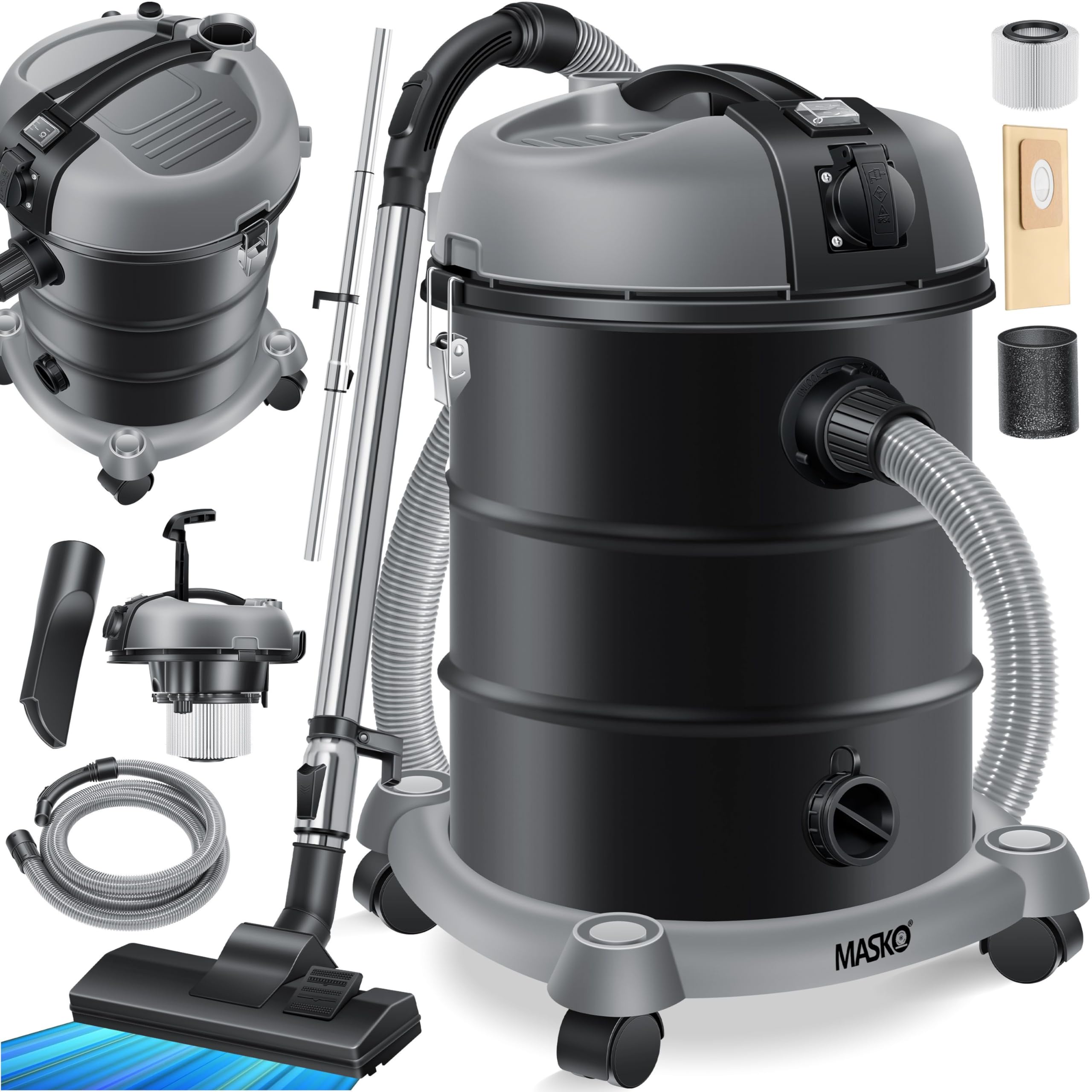 5 X 30L Bagnato & A Secco Sacchetti Aspirapolvere Per - Foto 9