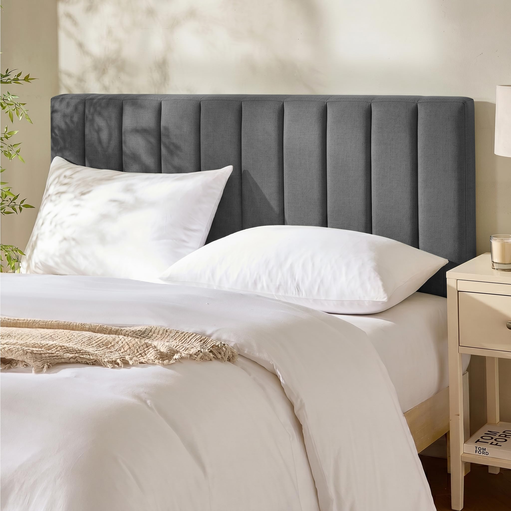 Hearth &amp; Harbor Wall Mounted Full Headboard Only, Bed Headboard Full Size