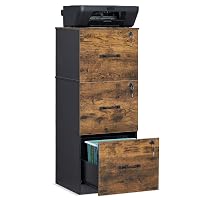VASAGLE CUSTOS Collezione - Cassettiera da Ufficio, Mobile per Documenti
