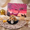 Gud Mishri Gud Besan Laddu 1 Kg | Handmade Desi Ghee Mithai Sweetened with Jaggery | No Refined Sugar, No Palm Oil | Traditional Indian Sweet Gift Box | Healthy Festive Dessert gallery image