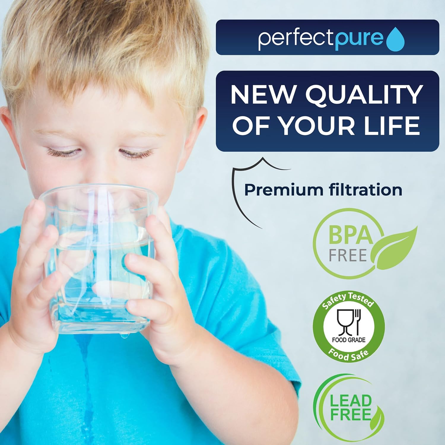 perfectpure Refrigerator Water Filter Replacement for Samsung DA29-00003G, DA29-00003B, DA2900003G, A29-00003A, DA29-00003F, WF289, RFG237AARS, CLCH103, HAFCU1, RS22HDHPNSR, RSG257AARS 1 Pack