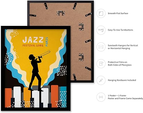 Vista 134 de Poster Master Póster de jazz vintage, impresión retro del festival de jazz de París, arte musical, regalo ideal para hombres, mujeres, músicos