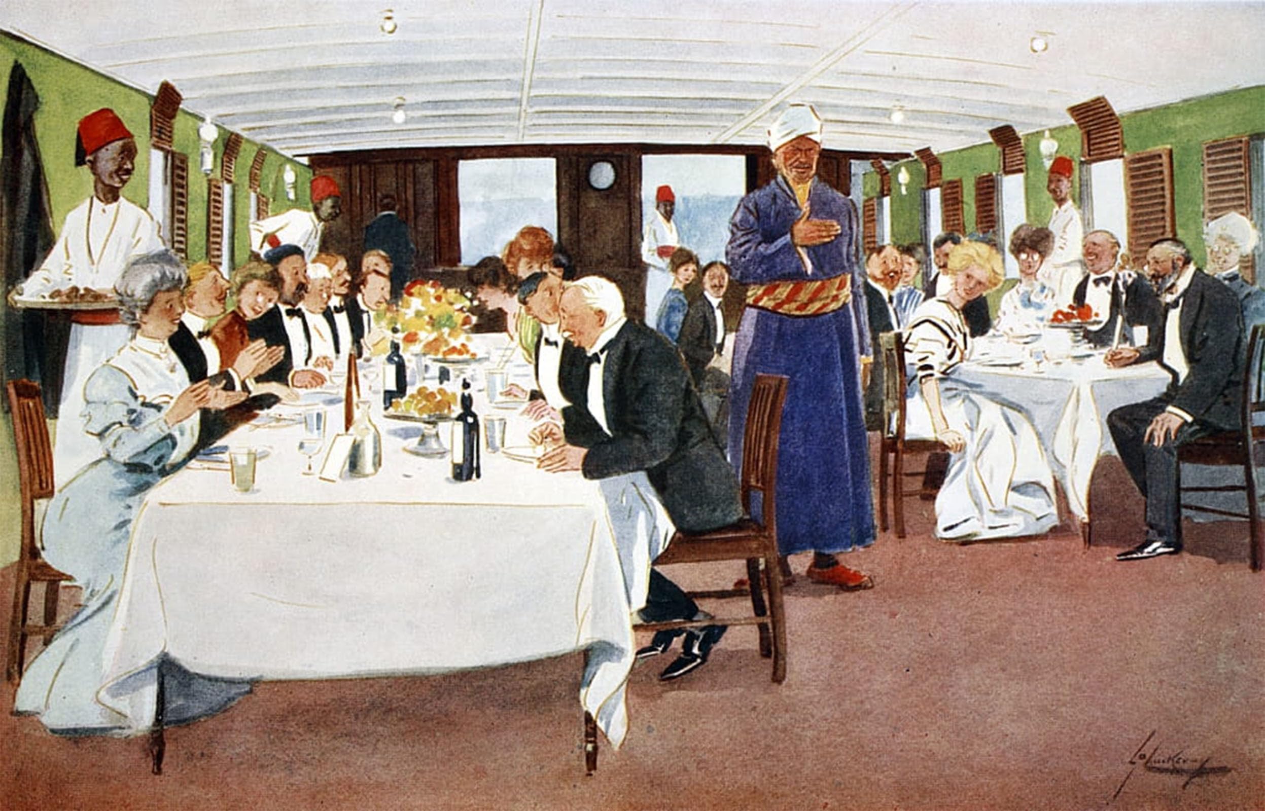 Cuadro de lienzo de Lance Thackeray de 60x90cm il discorso dopo cena para salón y despacho 5