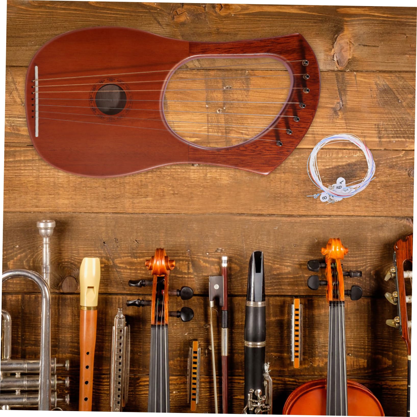 TOYANDONA 5 Zestawów Struny Do Harfy Okucia Do Instrumentów Akcesoria Do Instrumentów Do Instrumentów Akcesoria Do Liry Części Do Liry Strunowe Instrumenty Muzyczne