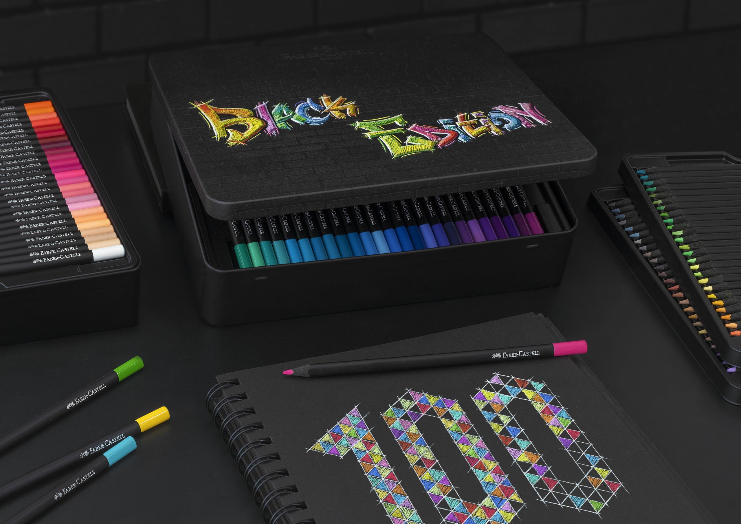 Amazon.com: Faber-Castell Black Edition Colored Pencils, 1 Count