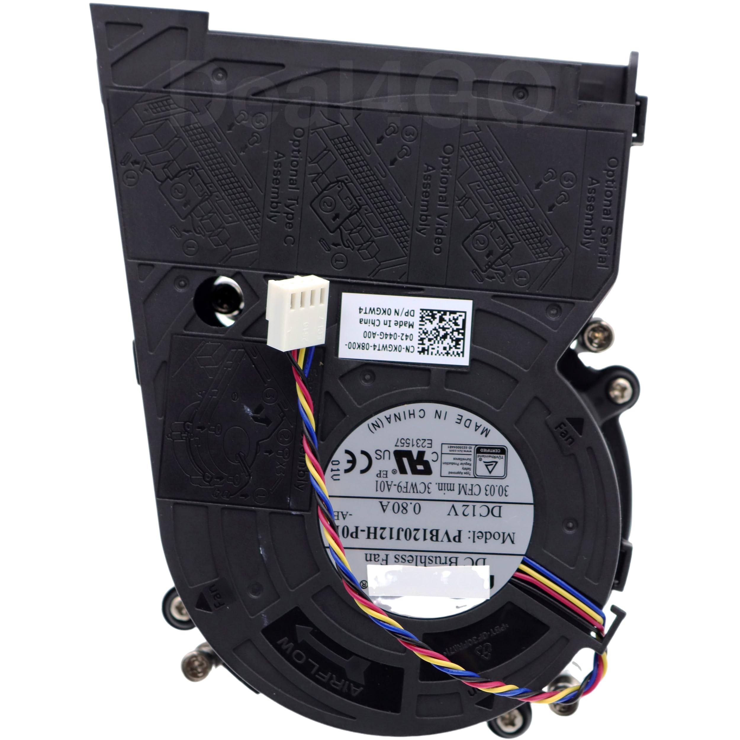 Ventilateur Processeur Pour Dell Optiplex 3050/5050 - Réf. CN-07D86K-08K00..., Testé, Occasion