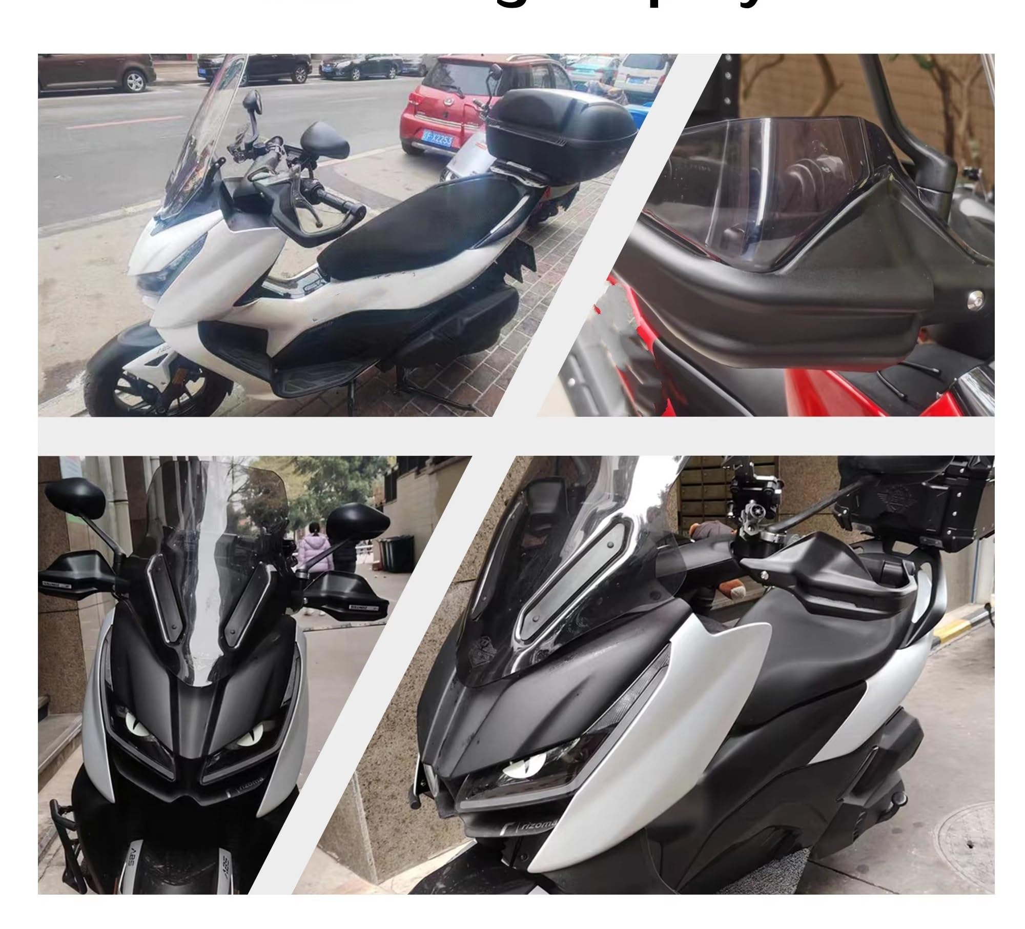 Paramanos para XL1000V para Varadero 1000V para XL 1000 Protectores A Prueba De Caídas para Manillar De Motocicleta Protectores De Mano Motocicleta Manos Protectores(C)