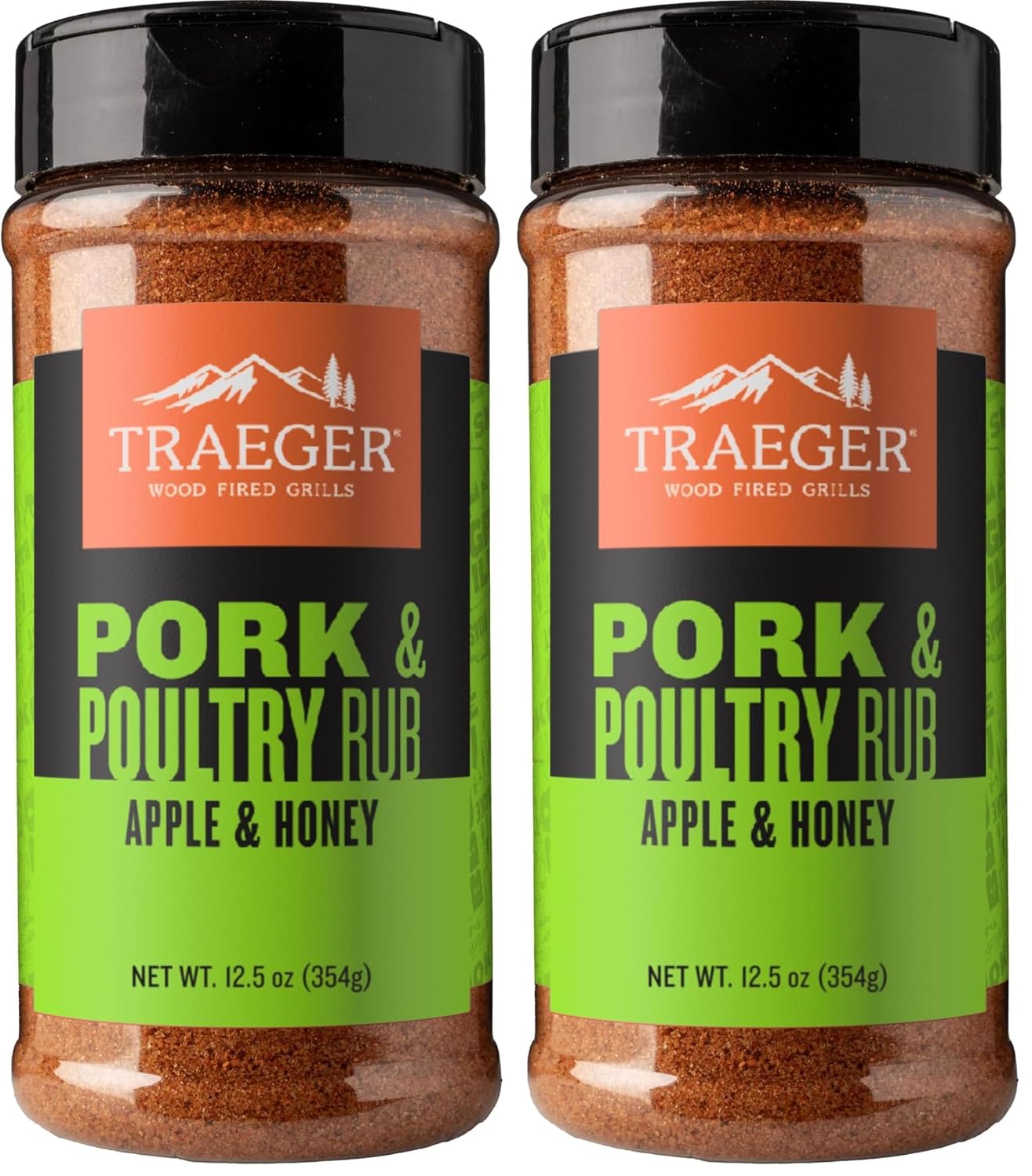 Traeger Grills SPC250 Pork & Poultry Rub with Apple & Honey (Pack of 2)