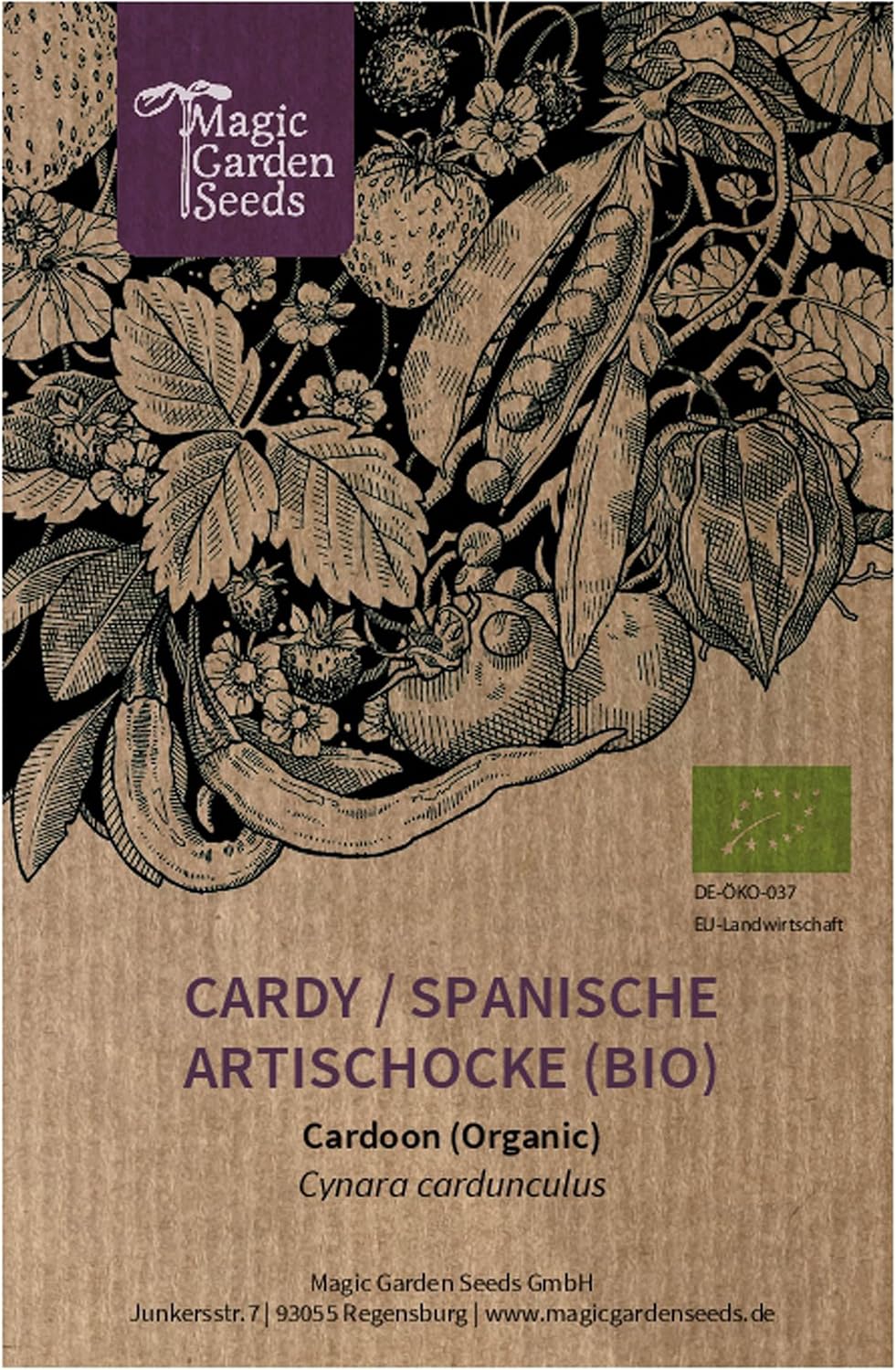 Karczoch hiszpański Cynara cardunculus Organic - około 20 nasion
