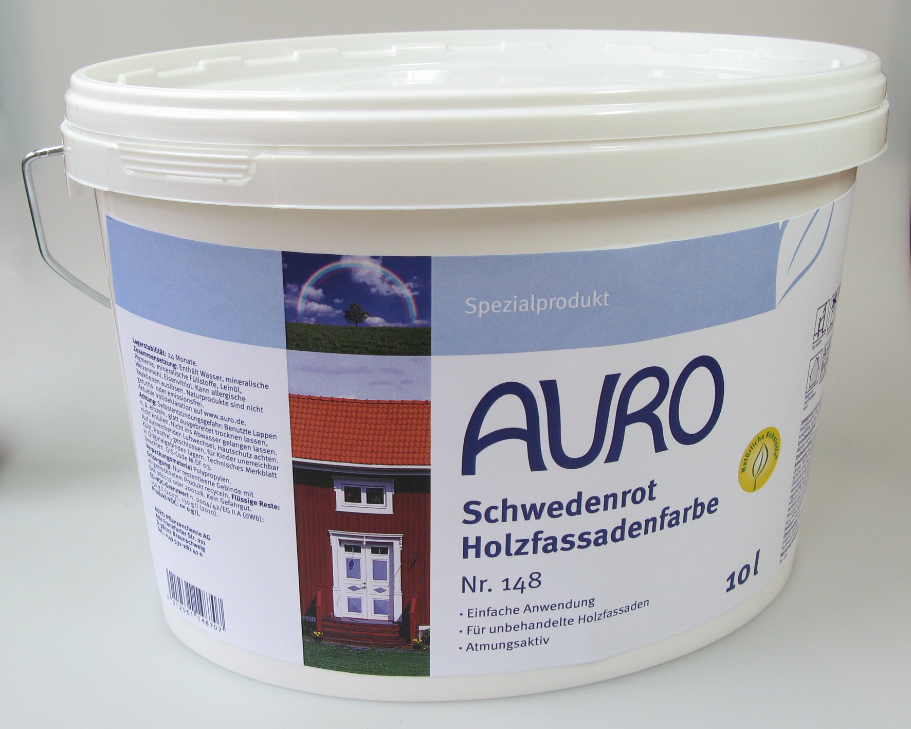 Auro Schwedenrot Holzfassadenfarbe