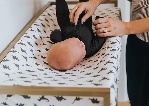 Miniatura 6 de Copper Pearl Funda de punto para cambiador de pañales de alta calidad, suave, elegante y universal para todos los cambiadores de pañales estándar,