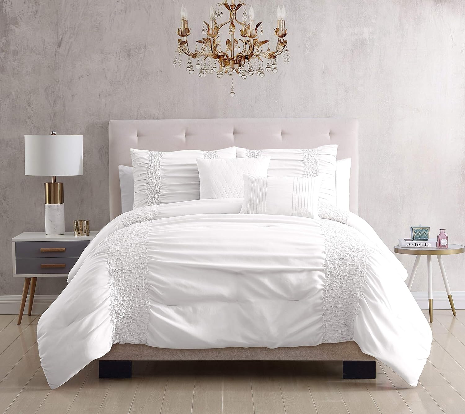 Riverbrook Home Juvenile Bedding Comforter Set, Full, Field Goal - Brown/Green, 6-Piece Set