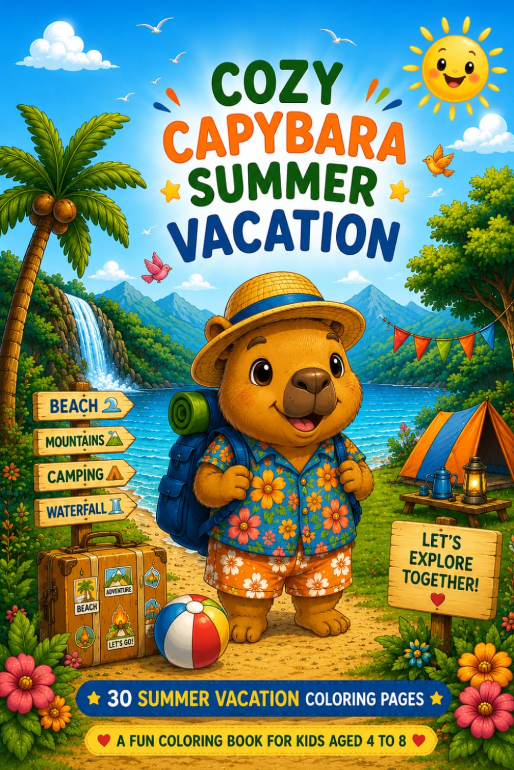 Cozy Capybara Summer Vacation (Cozy Capybara Adventures)