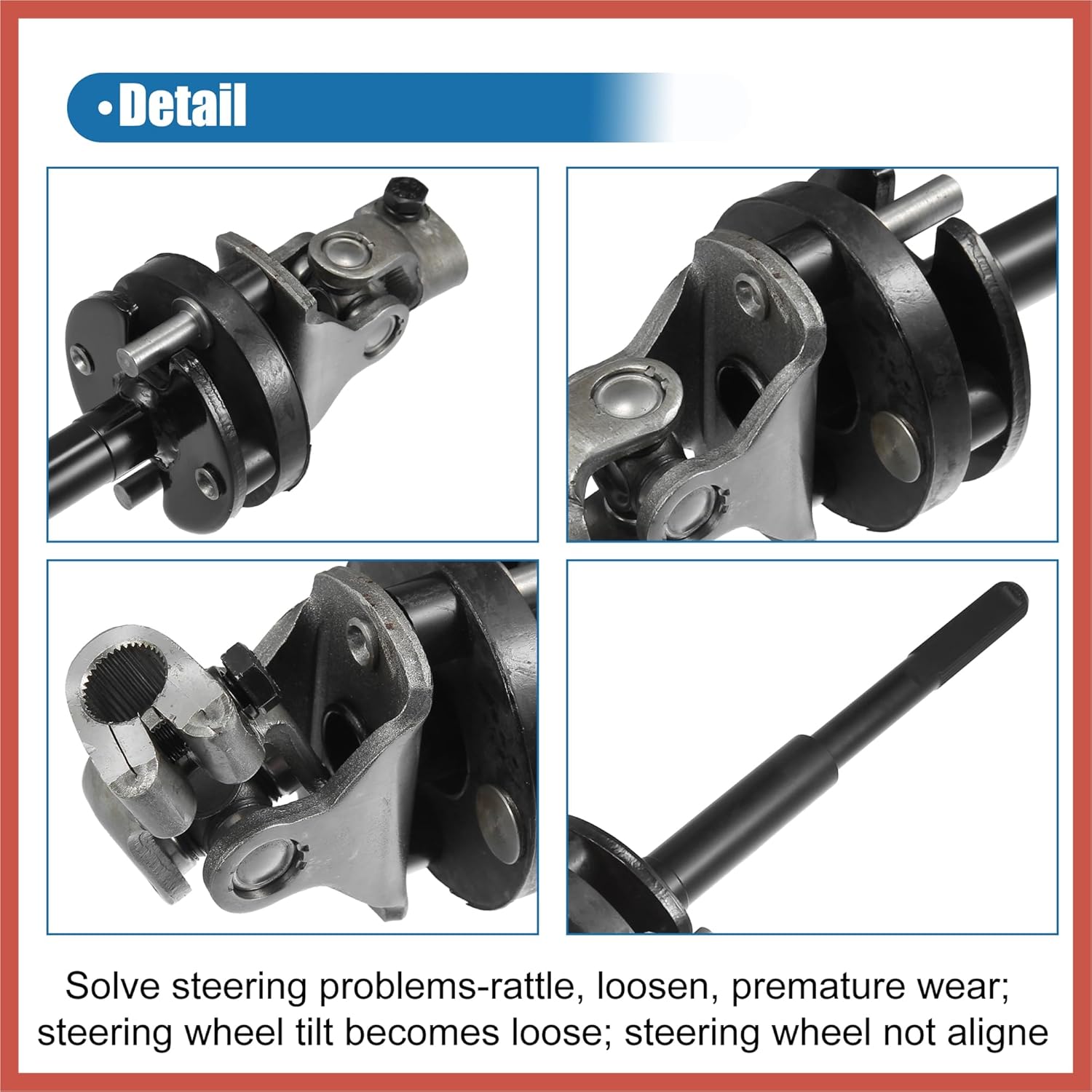 ACROPIX Steering Shaft for Toyota Tacoma Pickup 2.7L 4.0L V6 2005-2016 Intermediate Steering Column 45220-04010 415-602 415-602 Car Parts