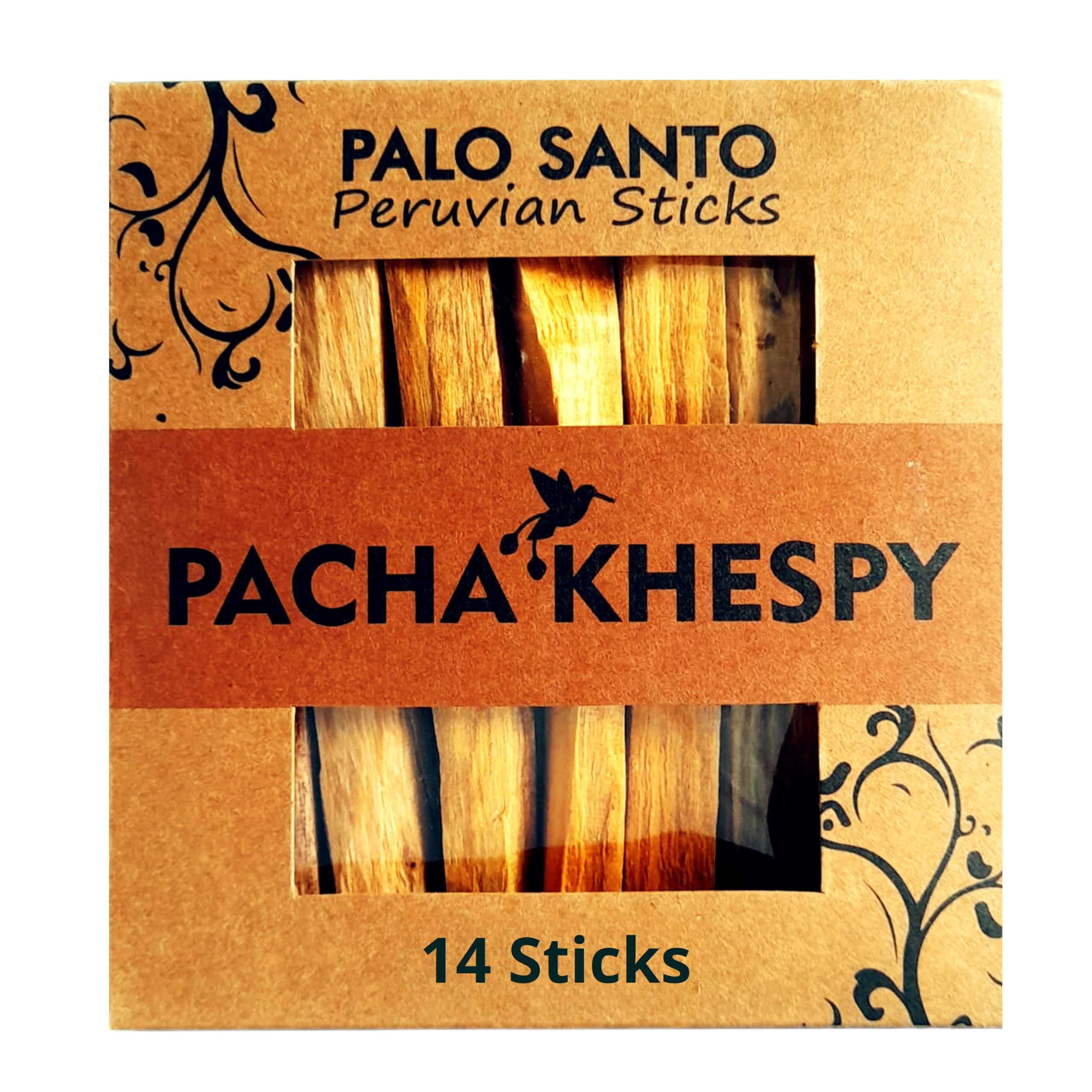 Premium Palo Santo Sticks - Hand-Cut & Ethically Harvested Holly Wood Peru | 14 Pack for Spiritual Cleansing, Meditation & Aromatherapy | 100% Natural & Sustainable | Ideal for Home, Yoga & Wellness