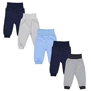 TupTam Unisex Baby Pumphose Langhose 5er Pack