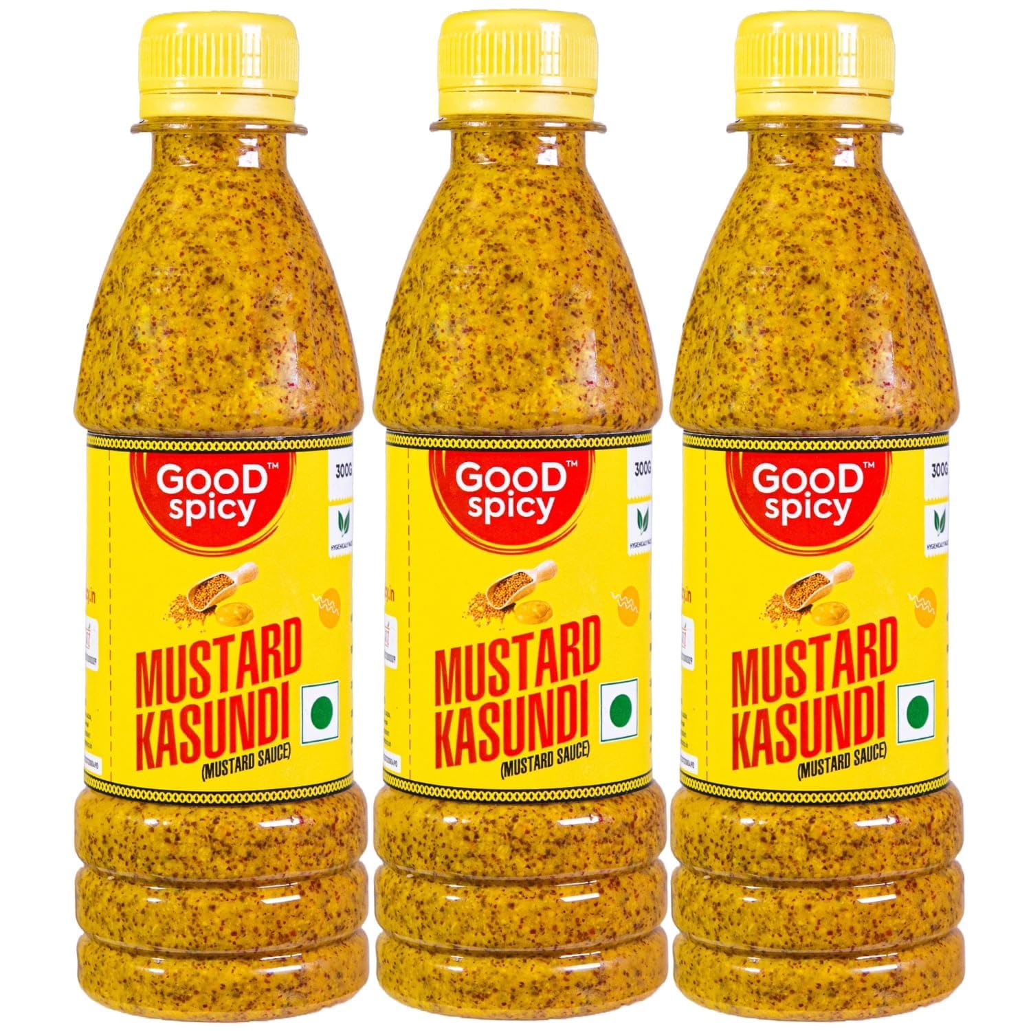 Goodspicy Kasundi Mustard Sauce 900gm | Very Strong Mustard Jaanjh | Traditional Bengali Recipe | 100% Vegetarian | No Added Colours | Hygienically Packed | 900g Combo Pack of 3 (B0CR4D37RR) Amazon Price History, Amazon Price Tracker