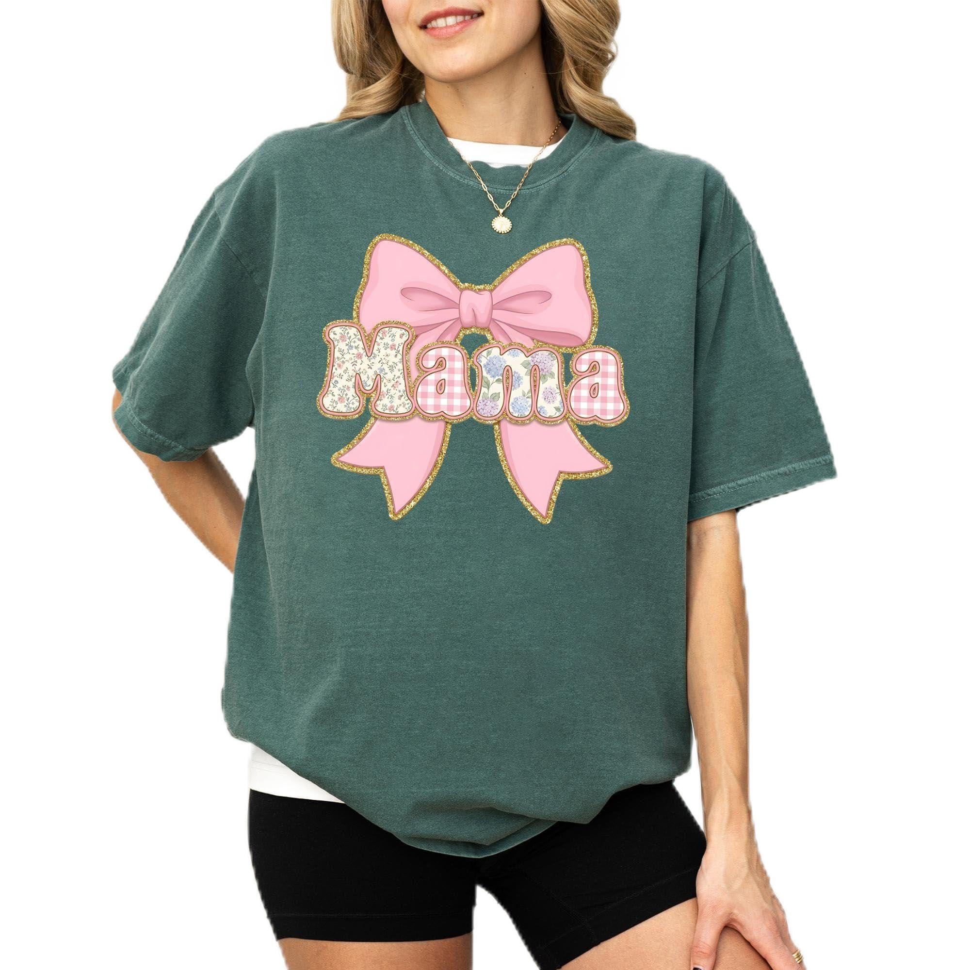 Comfort Colors Spring Bow Mama Shirt …