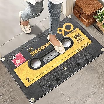 Monnhein Kapı Önü Paspası - Modern ve Şık Kapı Paspası | Ev, Ofis ve Dış Mekân Kullanımı İçin (SM cassette 90) 45x65