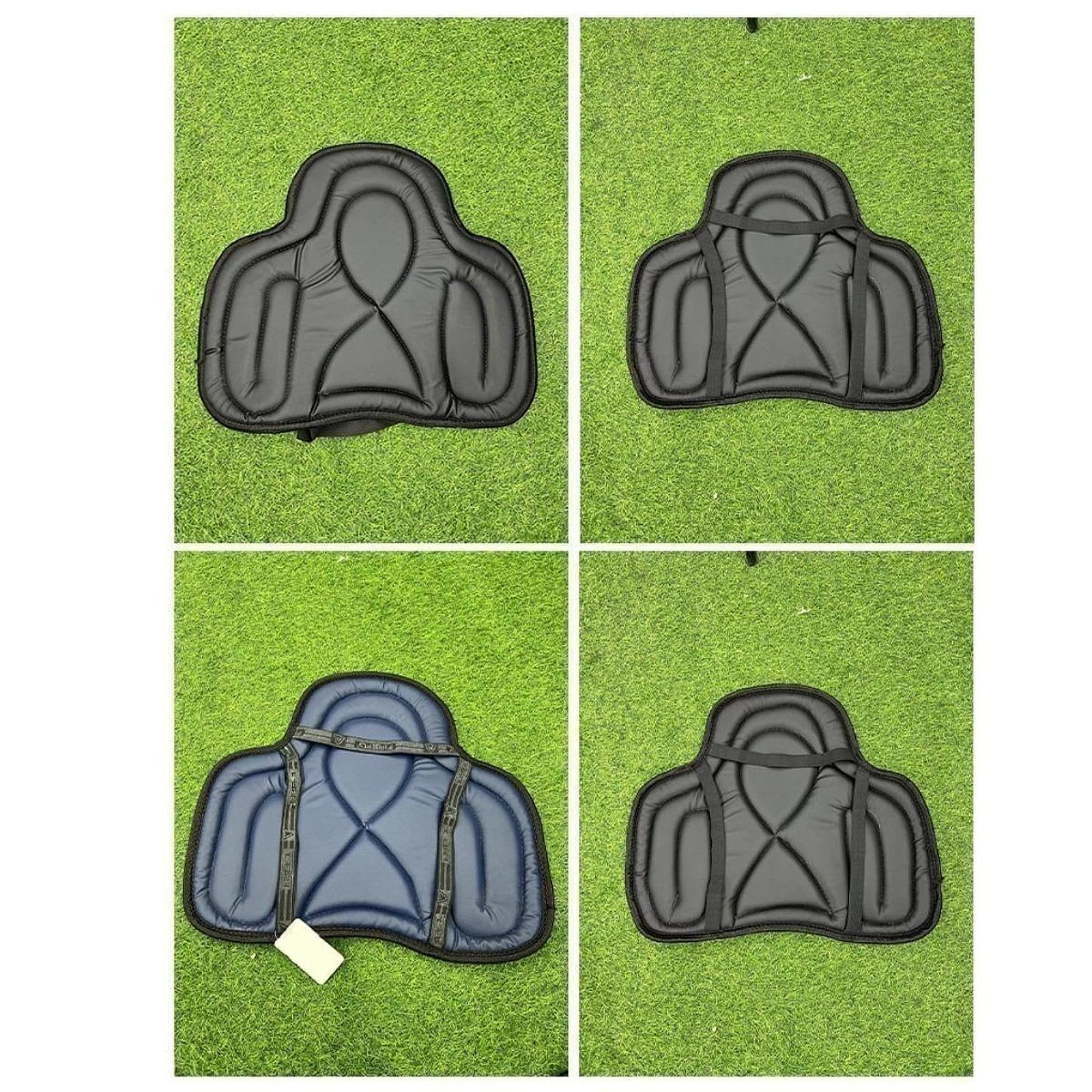Sottosella Cuscino per Sella da Equitazione con Cinghia di Fissaggio Accessori per Equitazione Cuscini Morbidi per Equitazione Sottosella da Dressage, Nero