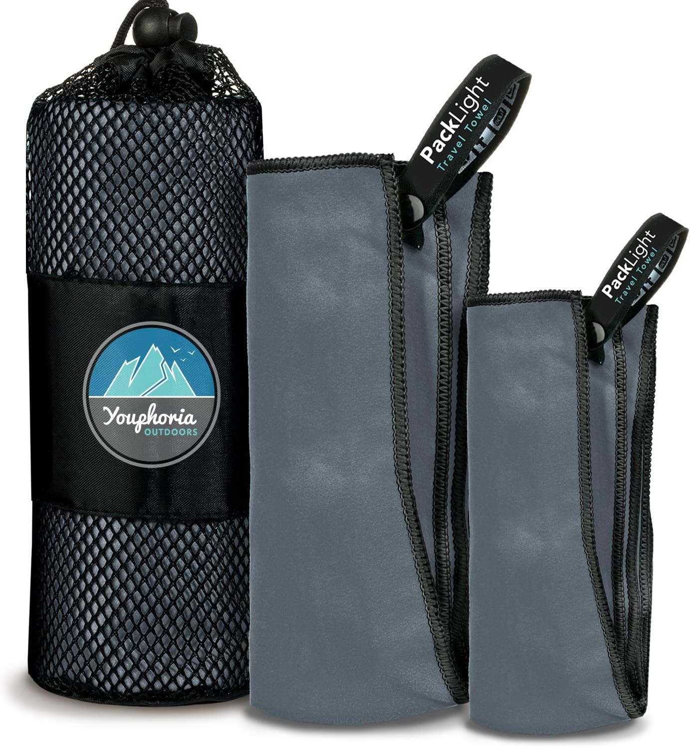 Youphoria Outdoors Traveling Fast Drying Lightweight Camping Towels - 3 Pack : Sports & Outdoors