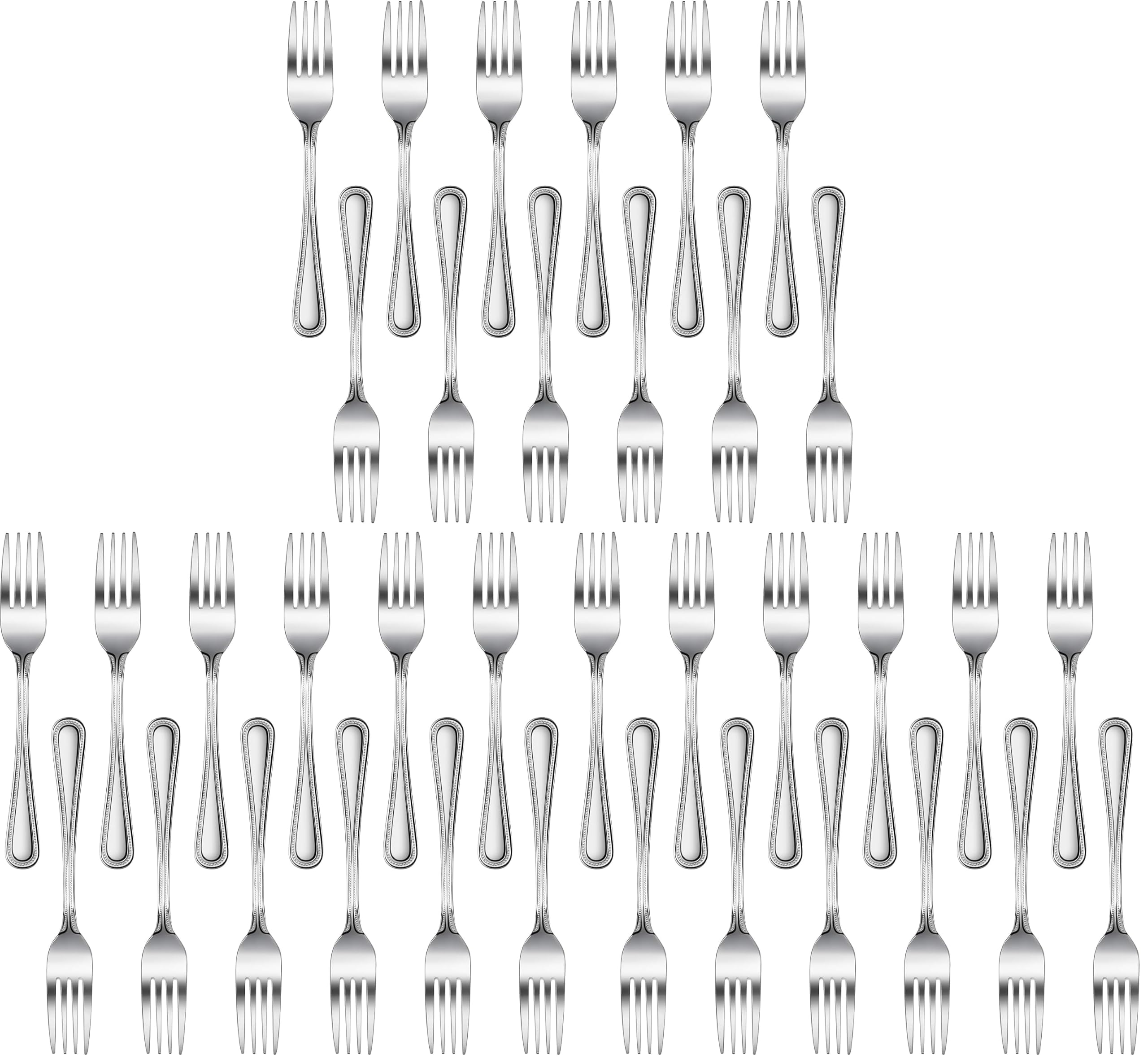 New Star Foodservice Bead Pattern 18/0 Stainless Steel Salad Fork, 6.6-Inch, Set of 12, Commercial Grade — Amazon image 14