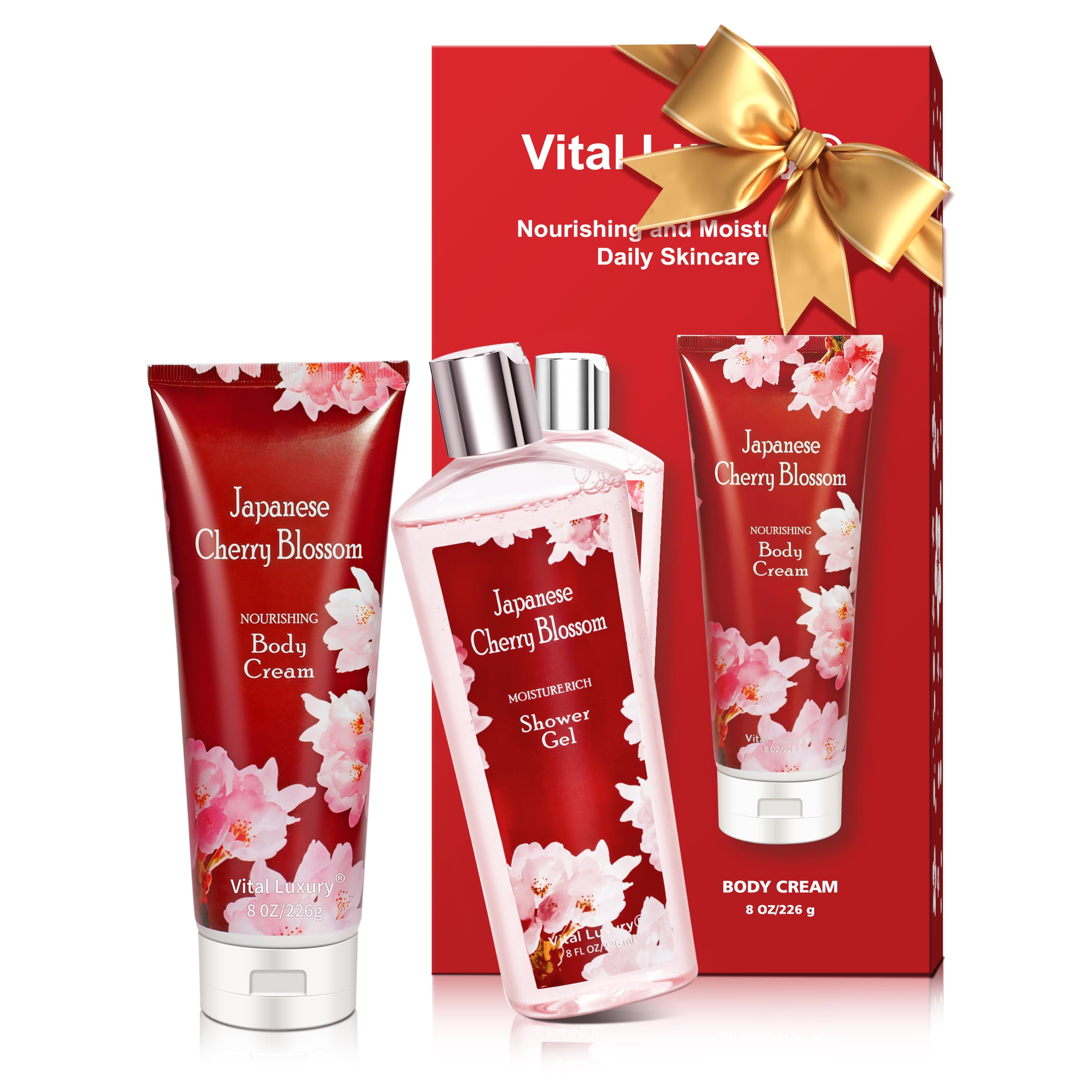 Amazon.com : Vital Luxury Japanese Cherry Blossom Bath and Body