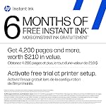 HP Desket 2942 Bristol Blue Wireless All-in-One Color Inkjet Printer, Scanner, Copier, Best-for-Home, 3 Month Instant Ink Trial Included- AI Enabled (A24HFA)
