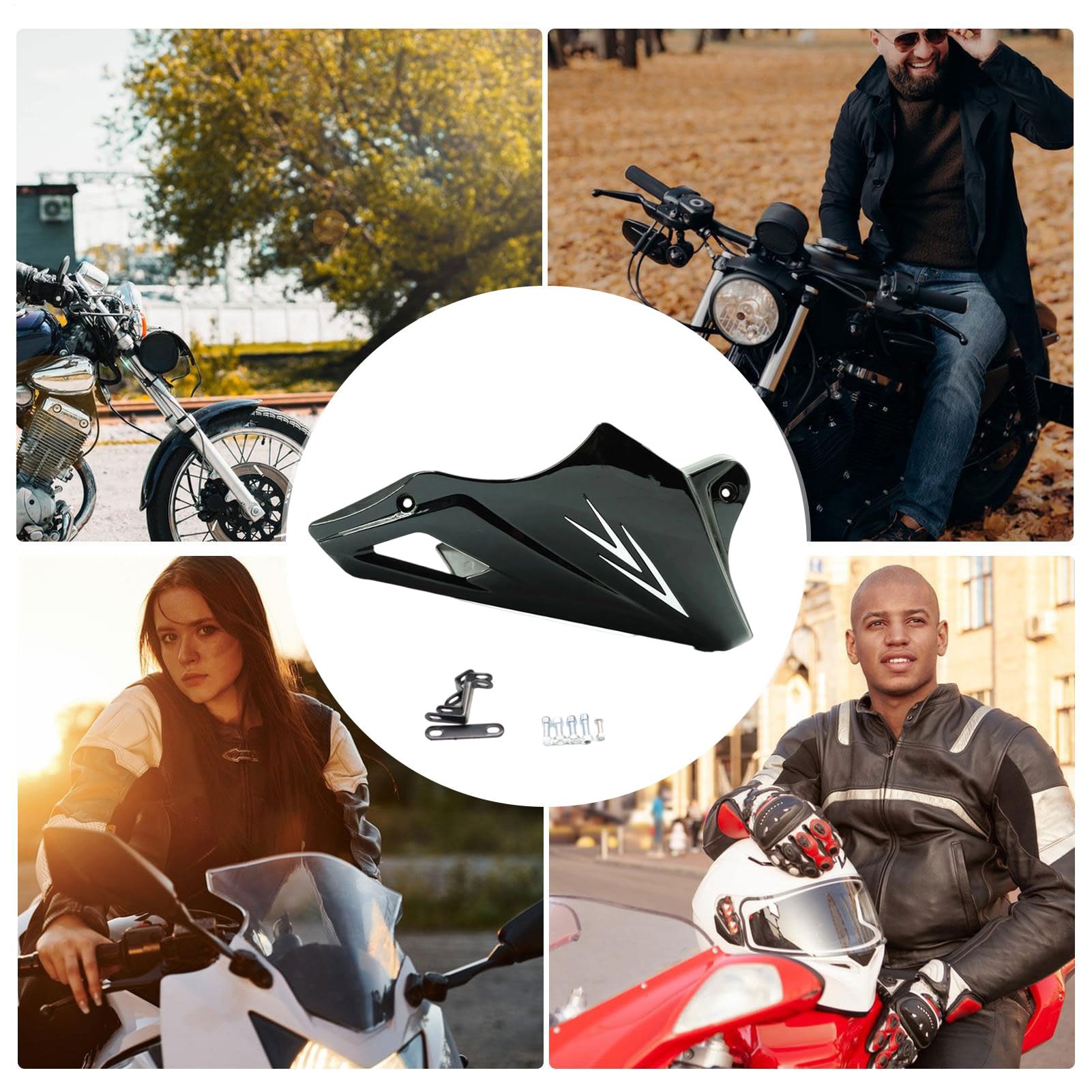 Paracapezzoli Moto Protezione Paracalore Motore | Inferiori Per Protezione Agenti Atmosferici Estetica Pendolarismo Viaggi Lunghi