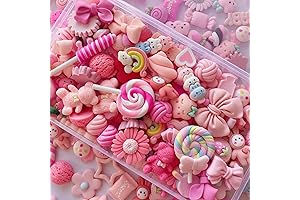 60pcs Slime Charms: Adorable Embellishments for Your Play