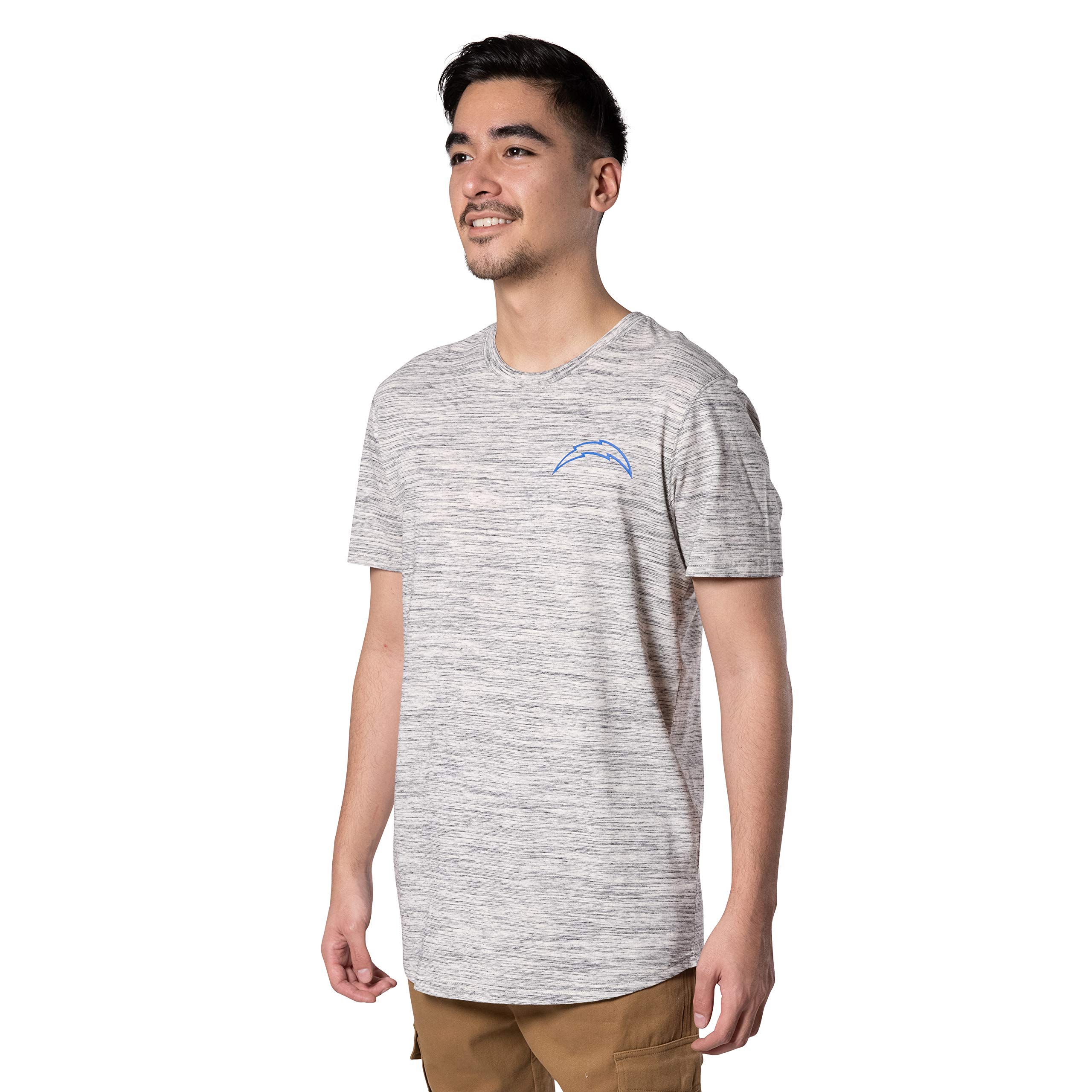 Ultra GameUltra Game NFL Mens Active Basic Space Dye Tee Shirt