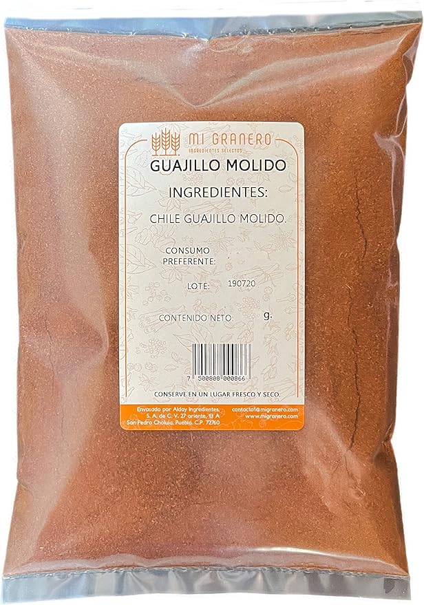 Chile Guajillo Molido en Polvo 500 g Alimentos y Bebidas