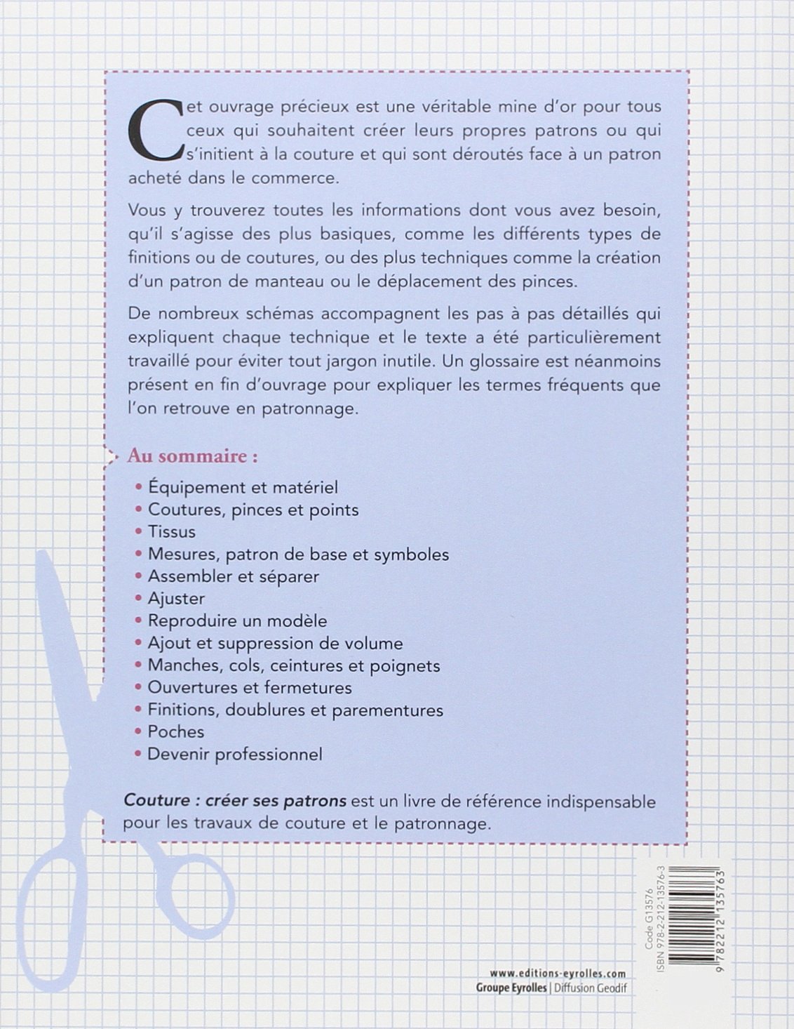 Couture : créer ses patrons: Conception - Adaptation - Modification.