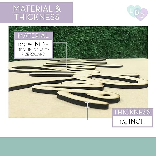 Miniatura 6 de Personalized Circle Wooden Name Sign – Custom Nursery Wall Art, Baby Room Decor, Baby Shower or Birthday Party Decoration, 12-24 Inches, Unfinished