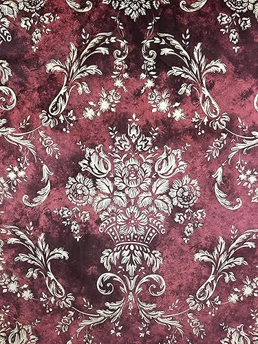 Miniatura 2 de Decora Furnishings The Yard - Tela con acabado de terciopelo impreso digitalmente para tapicería, sillas, cojines, tratamientos de ventanas,