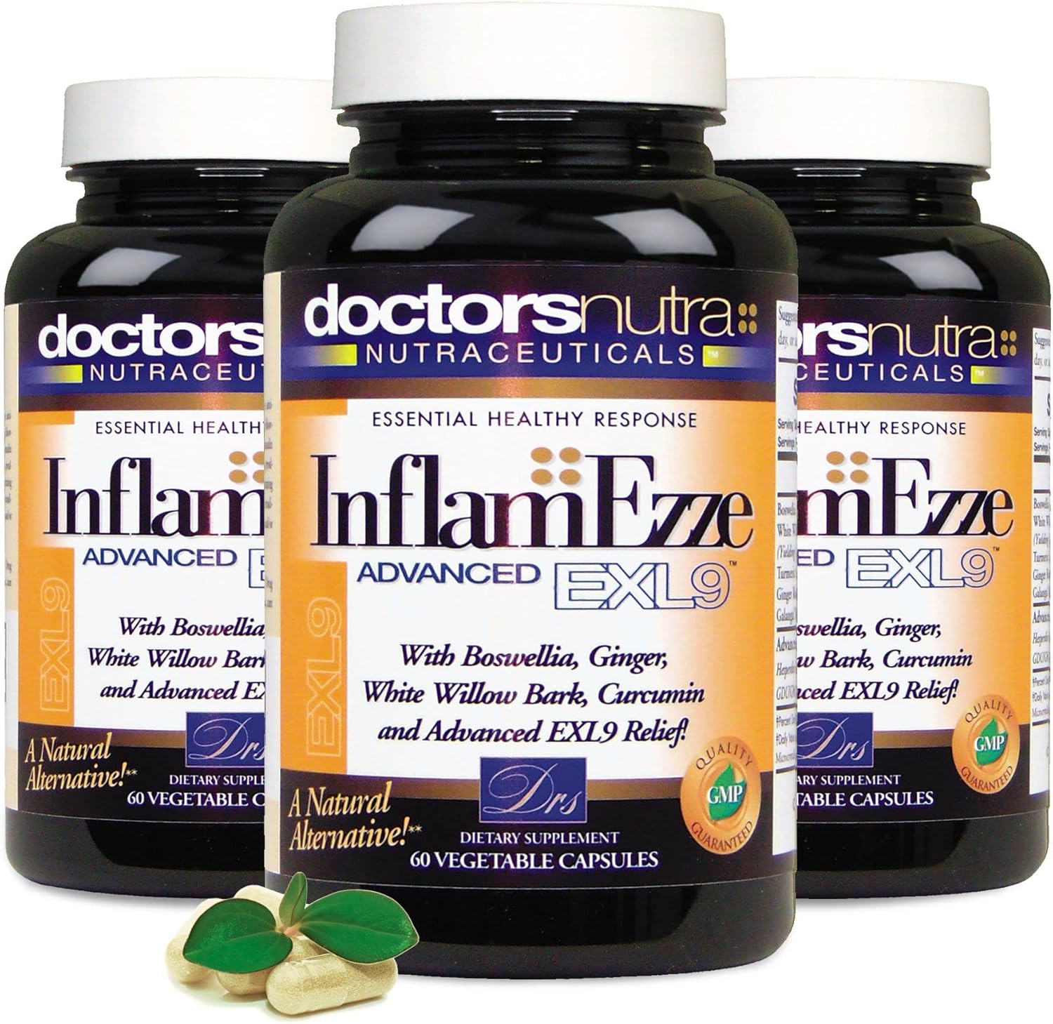 Doctors Nutra Nutraceuticals (Pack of 3 InflamEzze Total