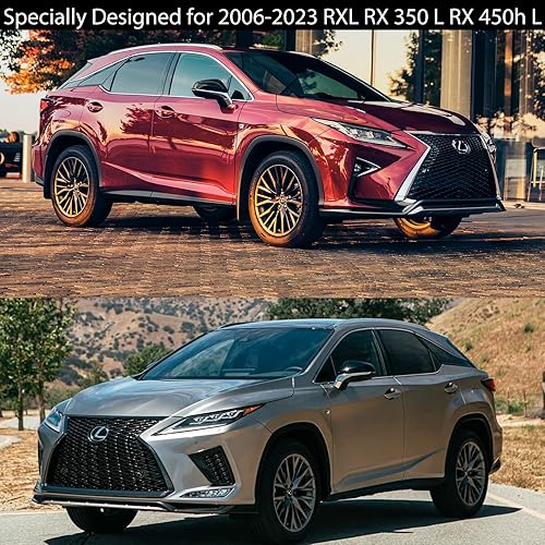 Miniatura 7 de Funda impermeable de repuesto para Lexus RXL RX 350 L RX 450h L 2017-2023, 190T para todo tipo de clima, con puerta con cremallera, bandas