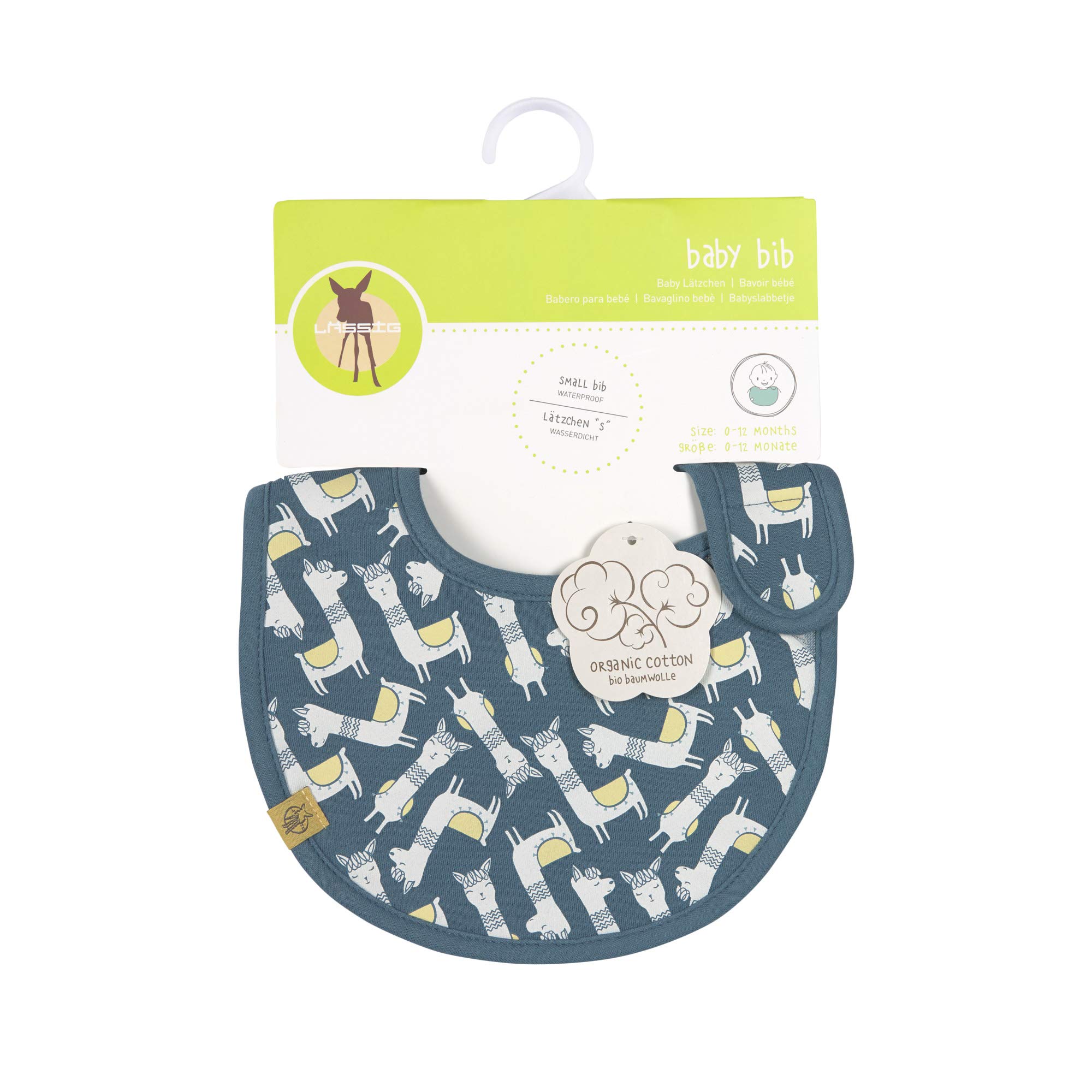 Lässig (LSSB5) Small Bib Glama Lama Blue