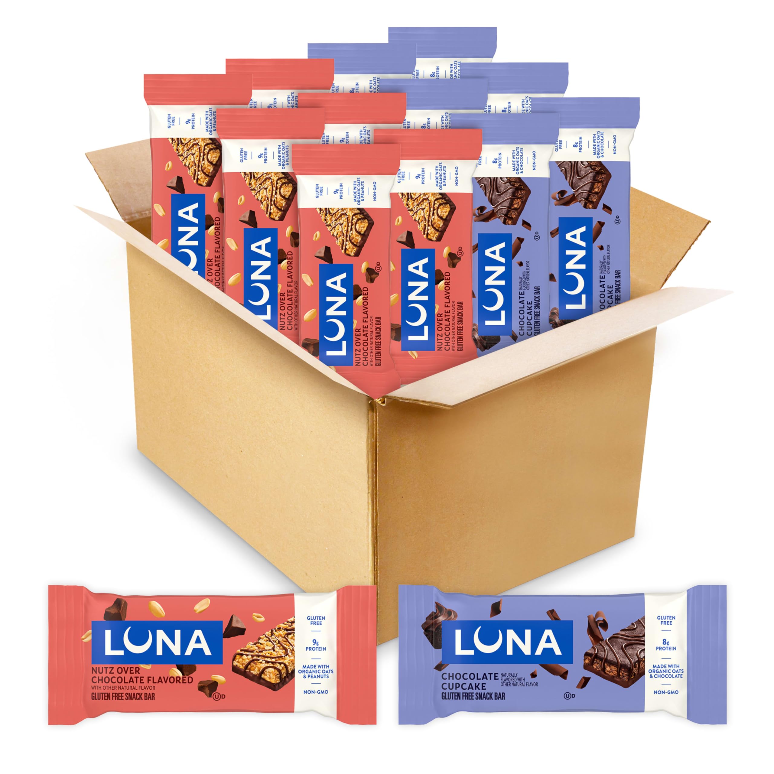 Luna Bar - Variety Pack - nutrition bars and drinks | Mubboo