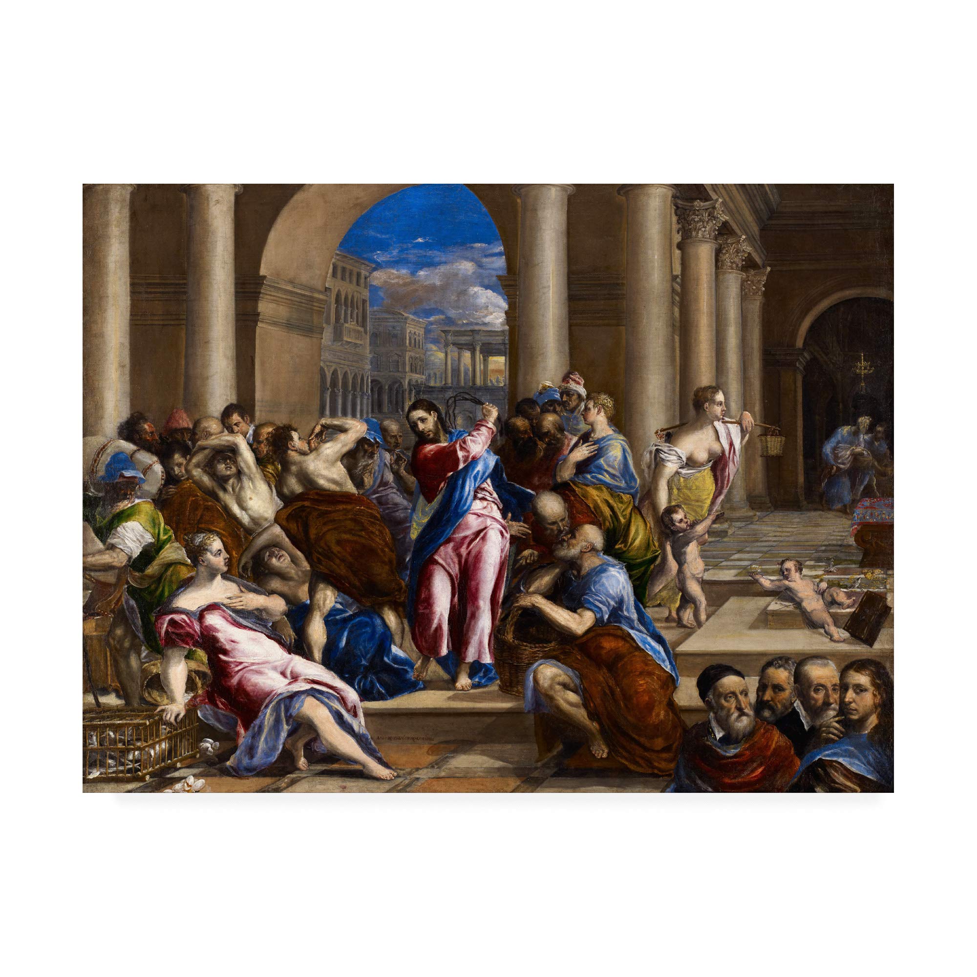 Christ Driving The Money Changers From The Temple El Greco