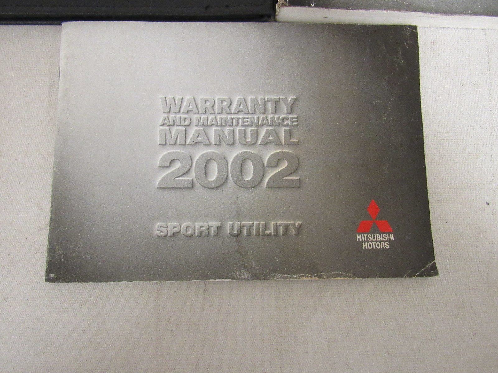 2002 Mitsubishi Montero Sport Owners Manual