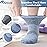 Revosoxs Diabetic Socks for Women Men,5 Pairs Non Binding Diabetic Ankle Socks,Wide Stretchy Loose Seamless Socks(Dark-Medium)