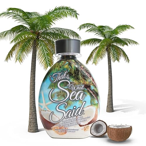 Miniatura 7 de That’s What Sea Said Loción bronceadora aceleradora para piscinas exteriores y camas de bronceado UV de interior loción blanca sin bronceador.