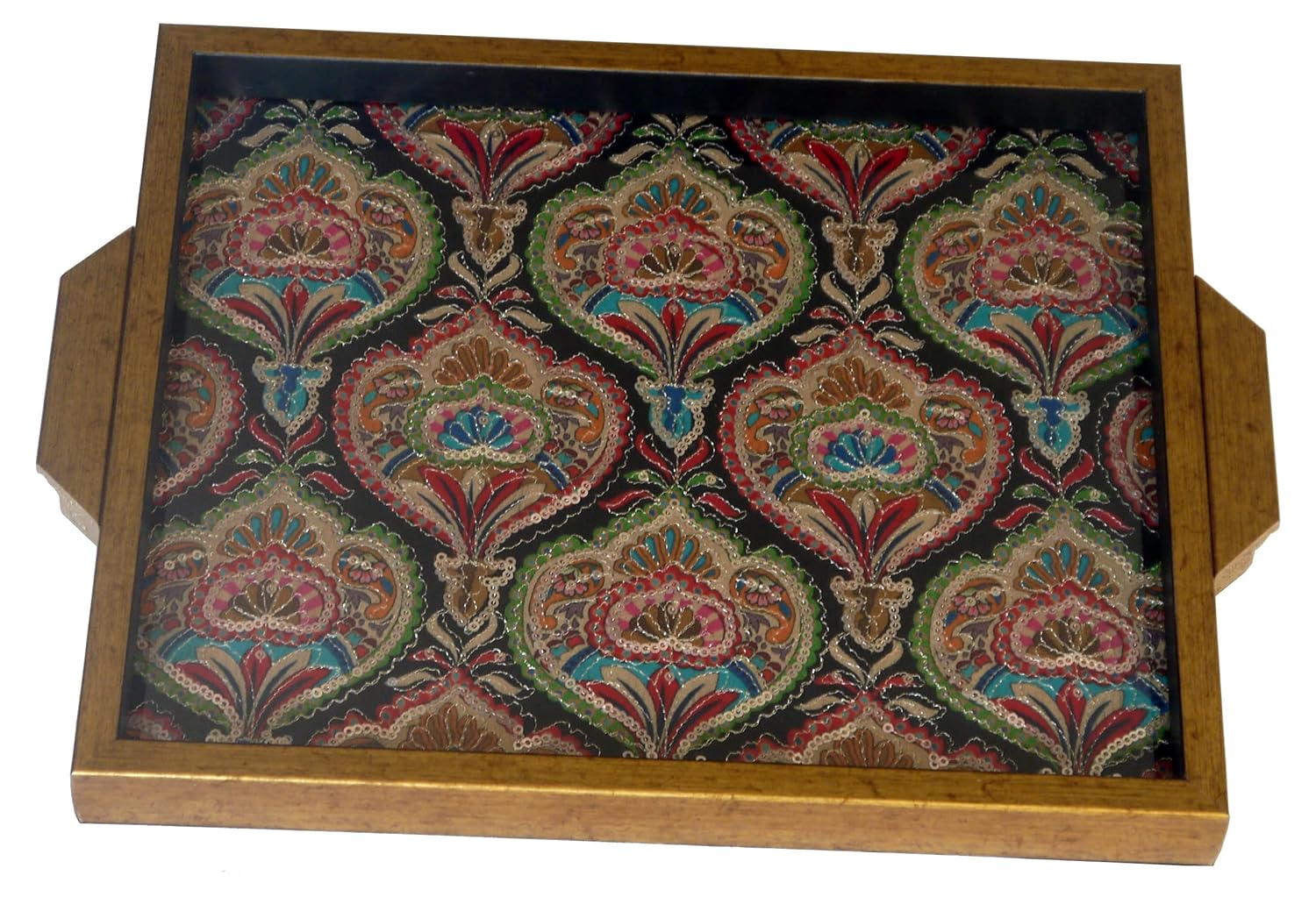 Wooden Serving Tray Amazon.in Home & Kitchen