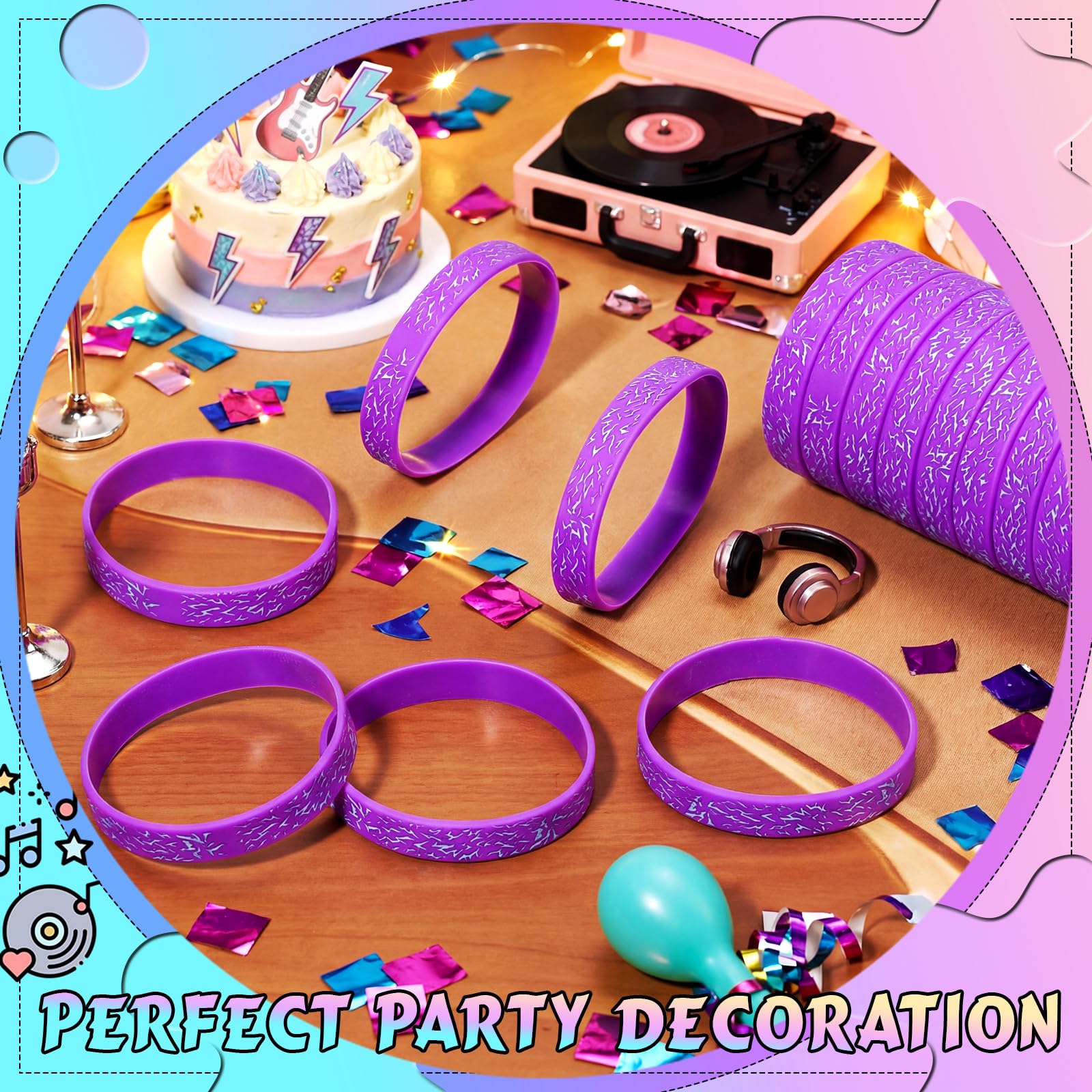 Kenning 24 braccialetti Kpop in silicone popolari per cantanti concerti fan accessori braccialetti dell'amicizia per fan del Kpop decorazioni per feste di compleanno regalo