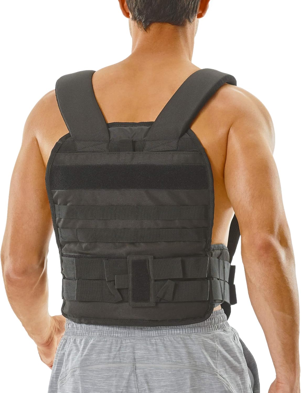 PRCTZ 25lbs & 50lbs Adjustable Weighted Vest, Training Vest for Women and Men, One Size Fits Most (15 LBS-25 LBS) : Sports & Outdoors